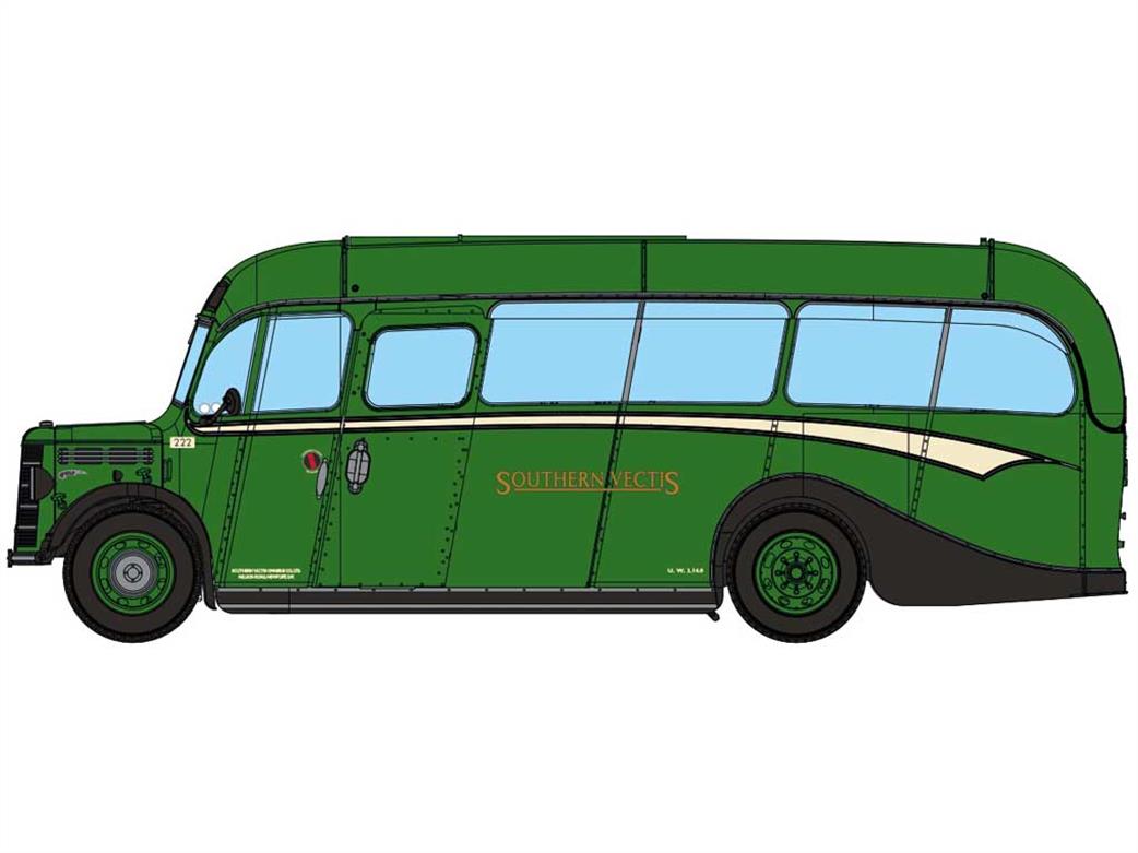 Rapido Trains 1/76 920005 Southern Vectis Bedford OB Coach GDL796
