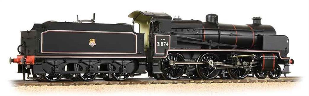 Bachmann OO 32-165 BR 31874 ex-SR N Class 2-6-0 BR Lined Black Early Emblem