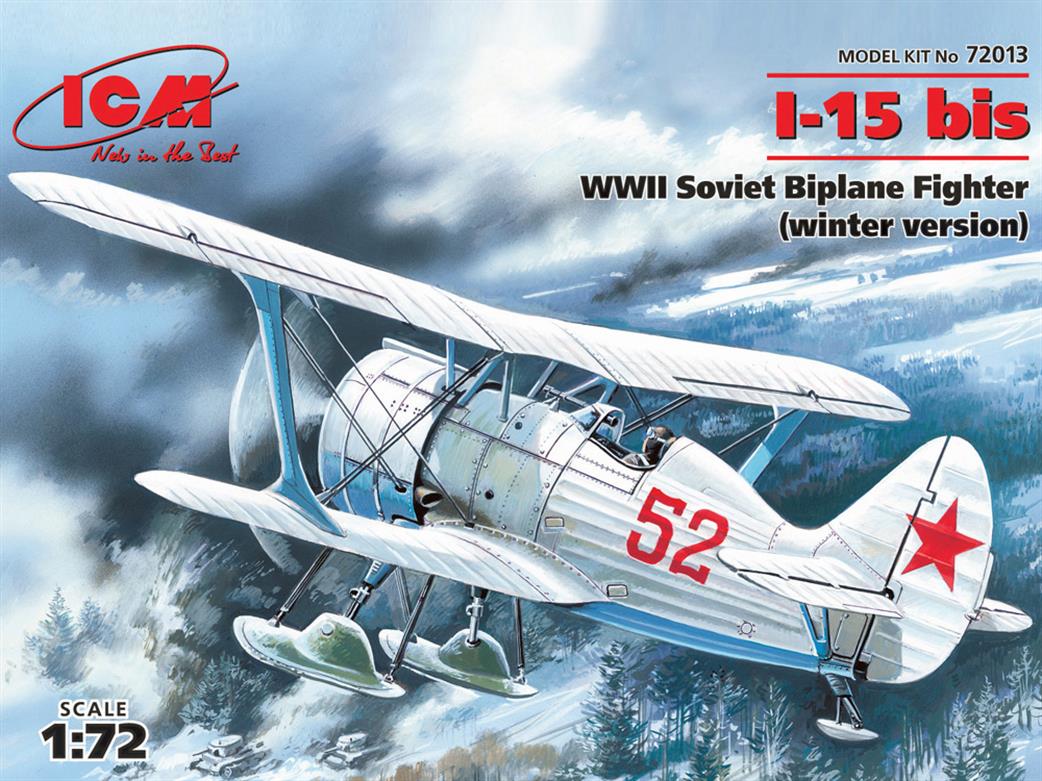 ICM 1/72 72013 Soviet I-15bis Fighter Biplane Winter Version