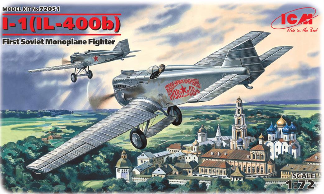 ICM 1/72 72051 I-I IL-400b First Soviet Monoplane