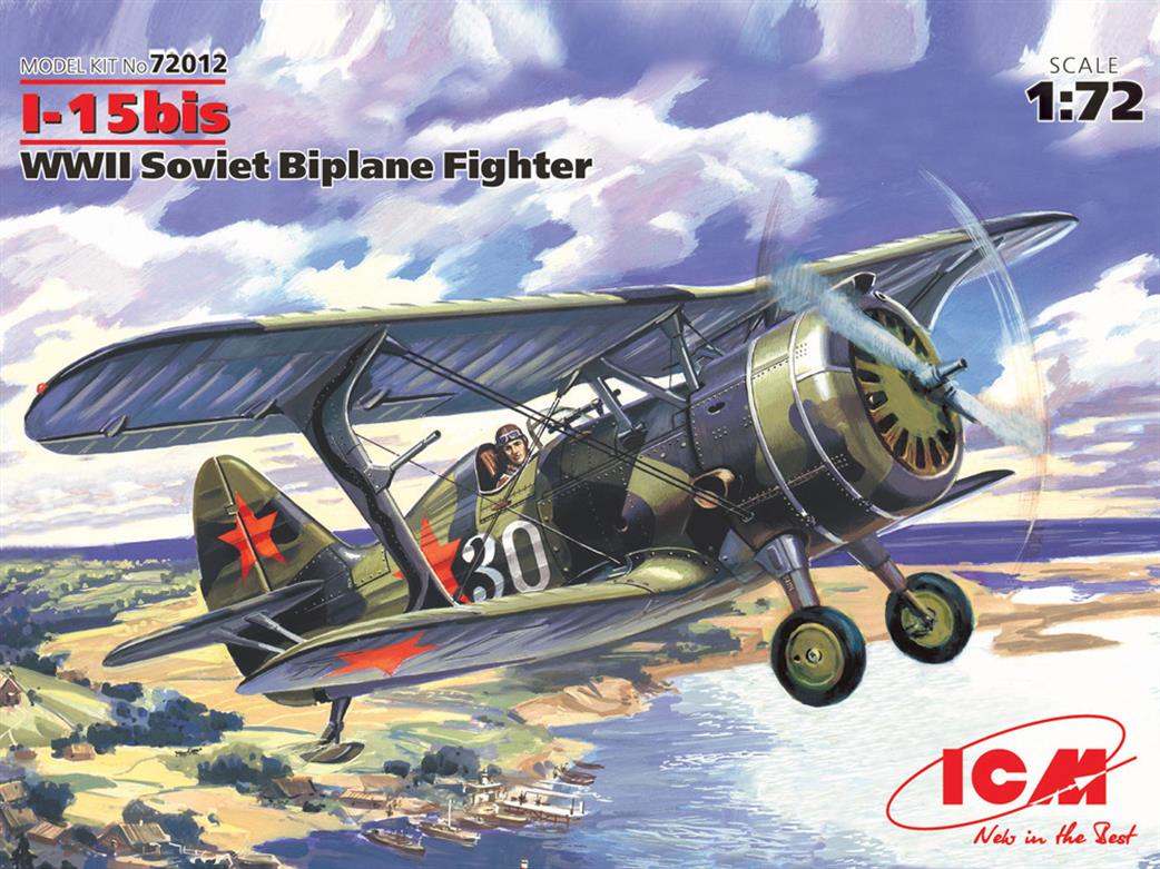 ICM 1/72 72012 Soviet I-15bis WW2 Fighter Biplane