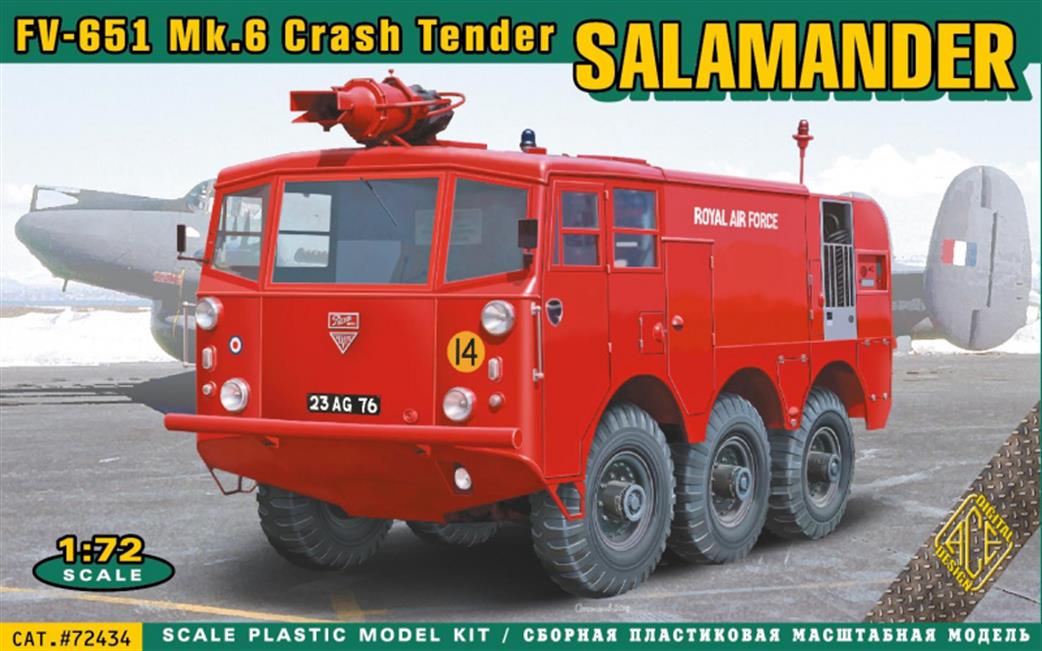 Ace Models 1/72 72434 FV-651 Mk.6 Crash Tender Salamander Kit