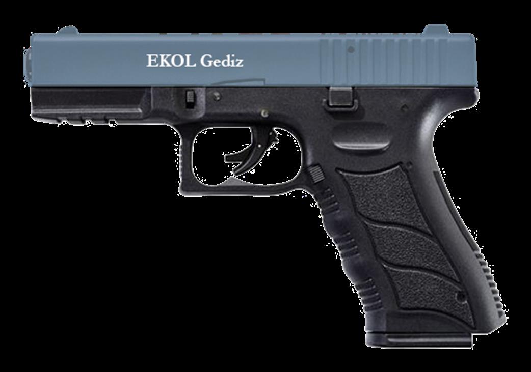 Ekol 1/1 EKGEDIZBLUE GEDIZ Blue Black 9mm Blank Firer