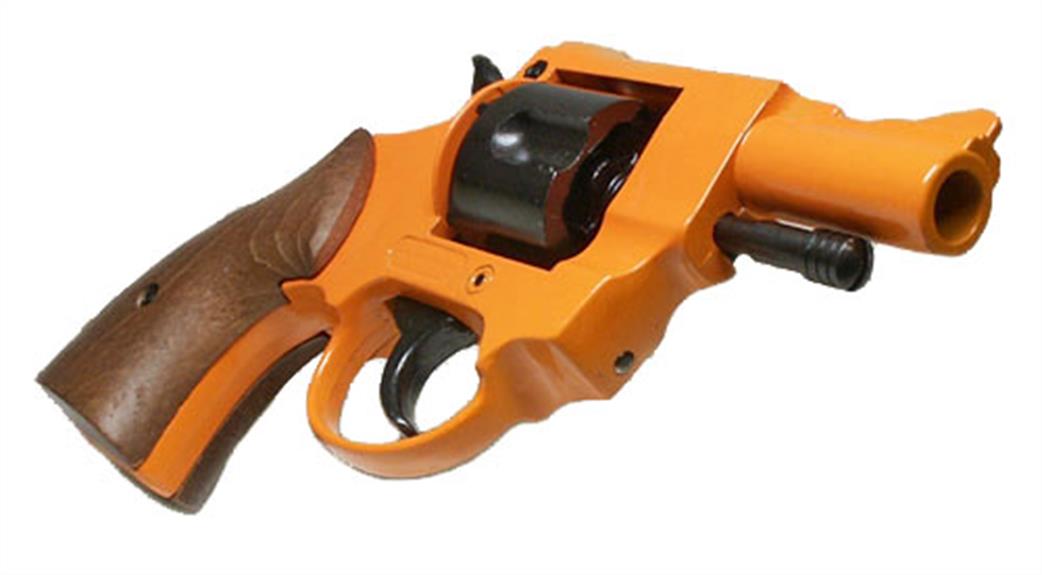 Bruni 1/1 BF10 Orange Olympic Magnum Revolver Blank Firer