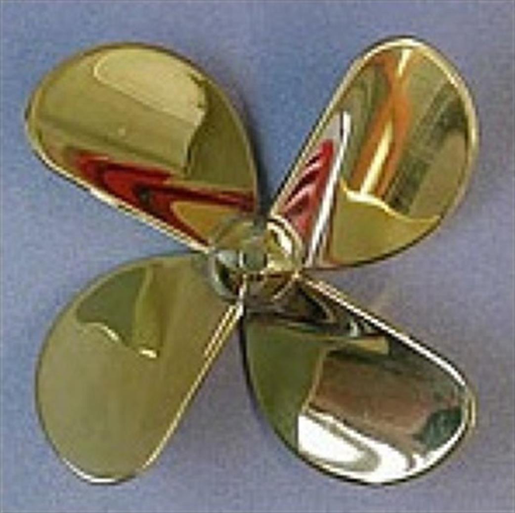 Rivabo  554-46 45mm Brass R/H 5Blade Boat Prop