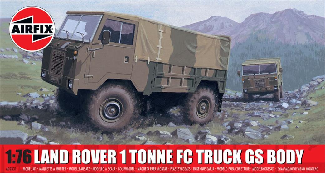 Airfix 1/76 A02331 Landrover 1 Tonne FC Truck G.S Body Kit