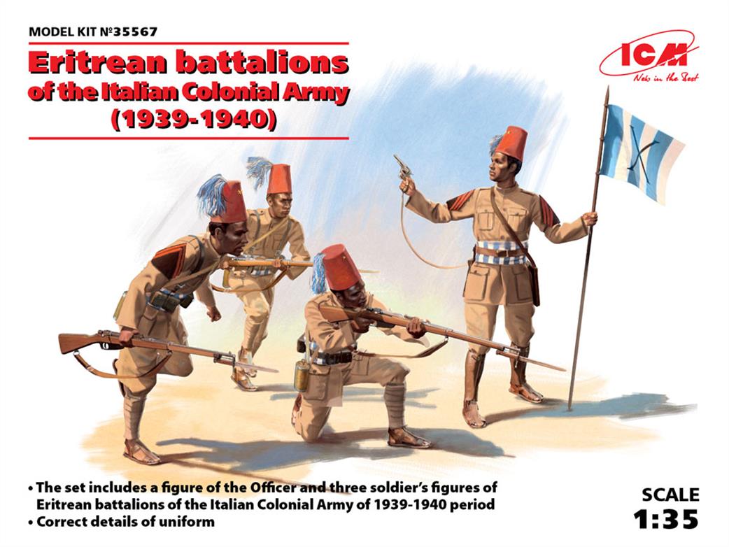 ICM 1/35 35567 Eritrean Battalions of the Italian Colonial Army (1939-1940)