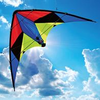 Great kite for learning the art of Sport kite flying. Specifications, Flying Lines - Dual, Size - 117 x 66cms , Material - Spinnaker Nylon, Frame - Fibreglass Spars Age Recommendation - 10 Years+, Wind Range - 6-20 mph 