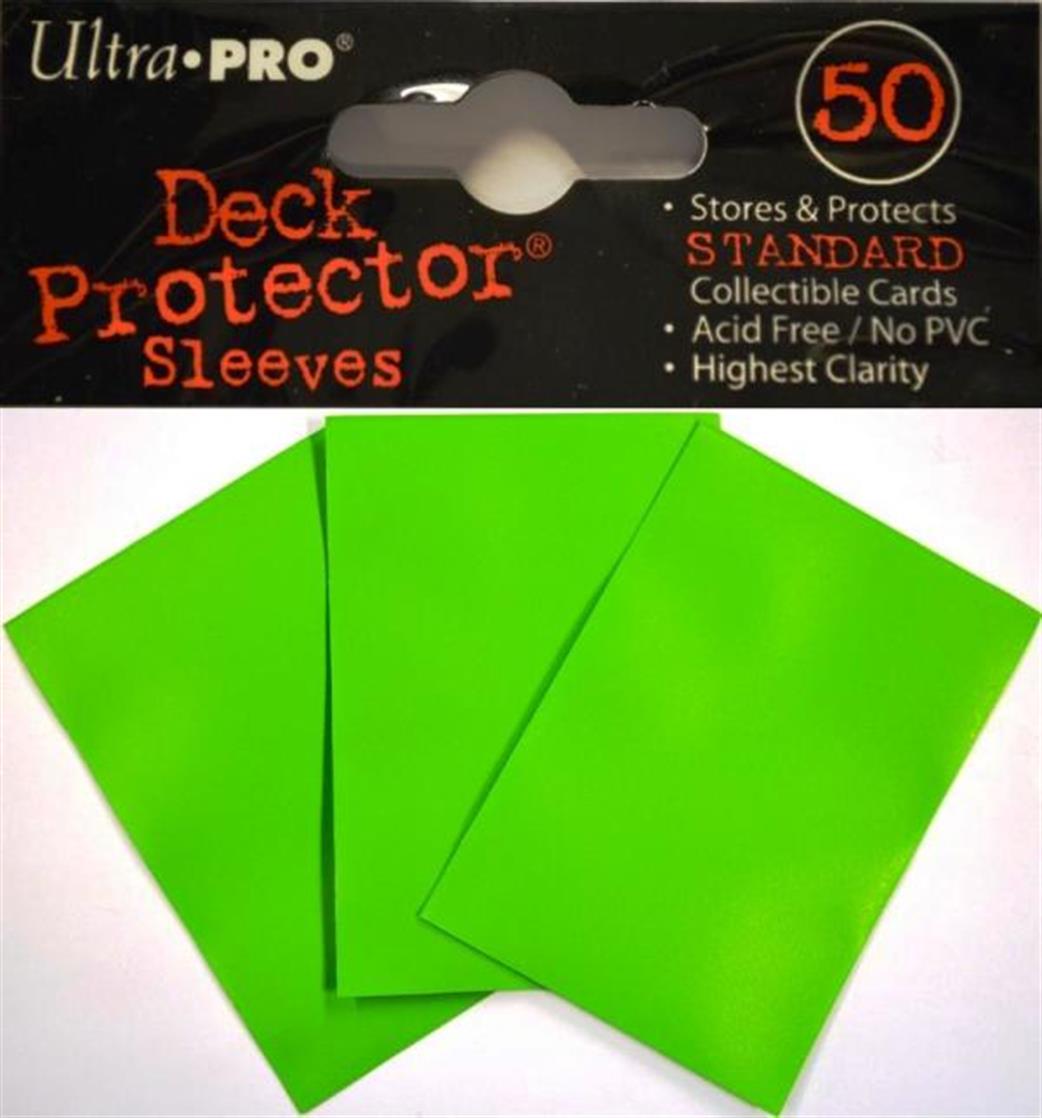 Ultra Pro  84100 60 Small Lime Green Deck Protectors