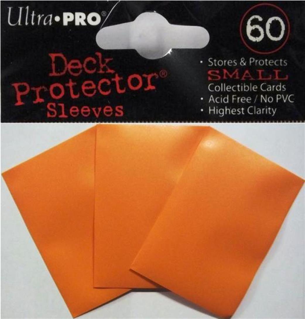 Ultra Pro  82968 60 Small Orange Deck Protectors
