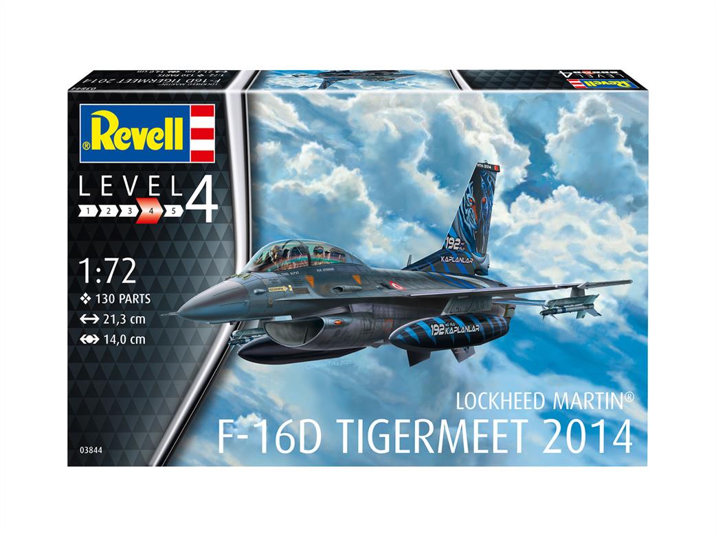 Revell 1/72 03844 F-16D Fighting Falcon Fighter Kit