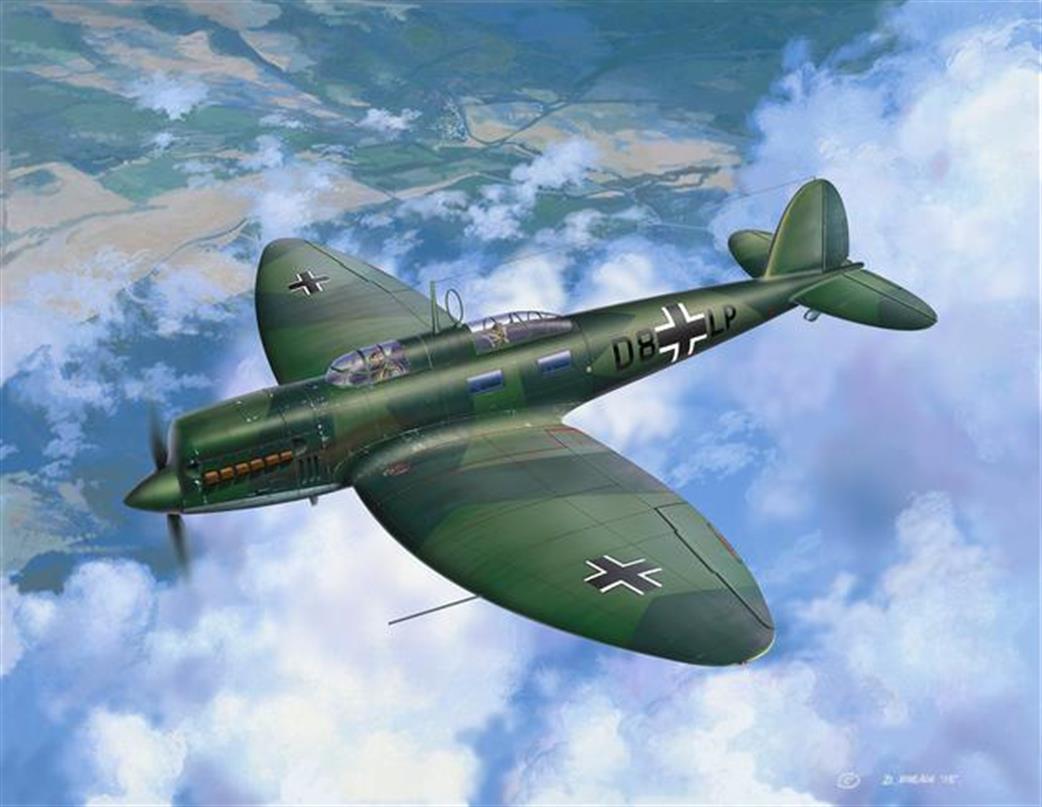 Revell 1/72 03962 Heinkel he70 F-2 Reconnaissance Aircraft kit