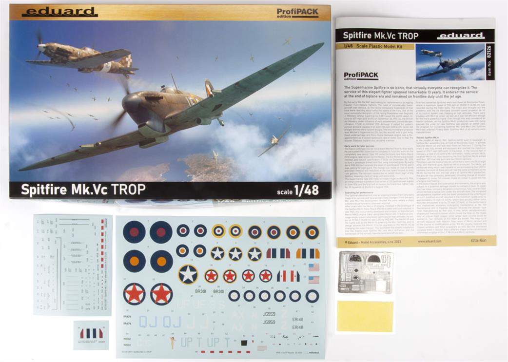 Eduard 1/48 82126 Spitfire VC Tropical ProfiPak Plastic Kit