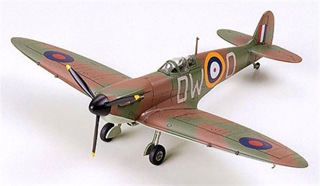 Tamiya 1/72 60748 Spitfire Mk1 WW2 Fighter Aircraft Kit