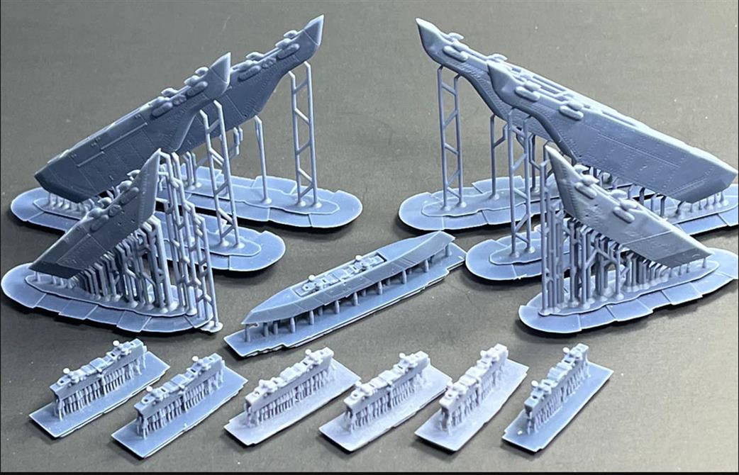 Phase Hanger Resin  1/48 48066 F/A -18 Super Hornet Weapons Pylons With Dog Ears