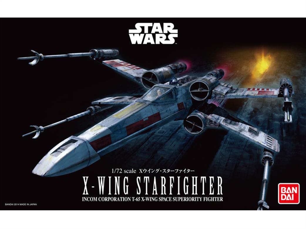 Bandai 01200 X-Wing Fighter Kit from Star Wars 1/72