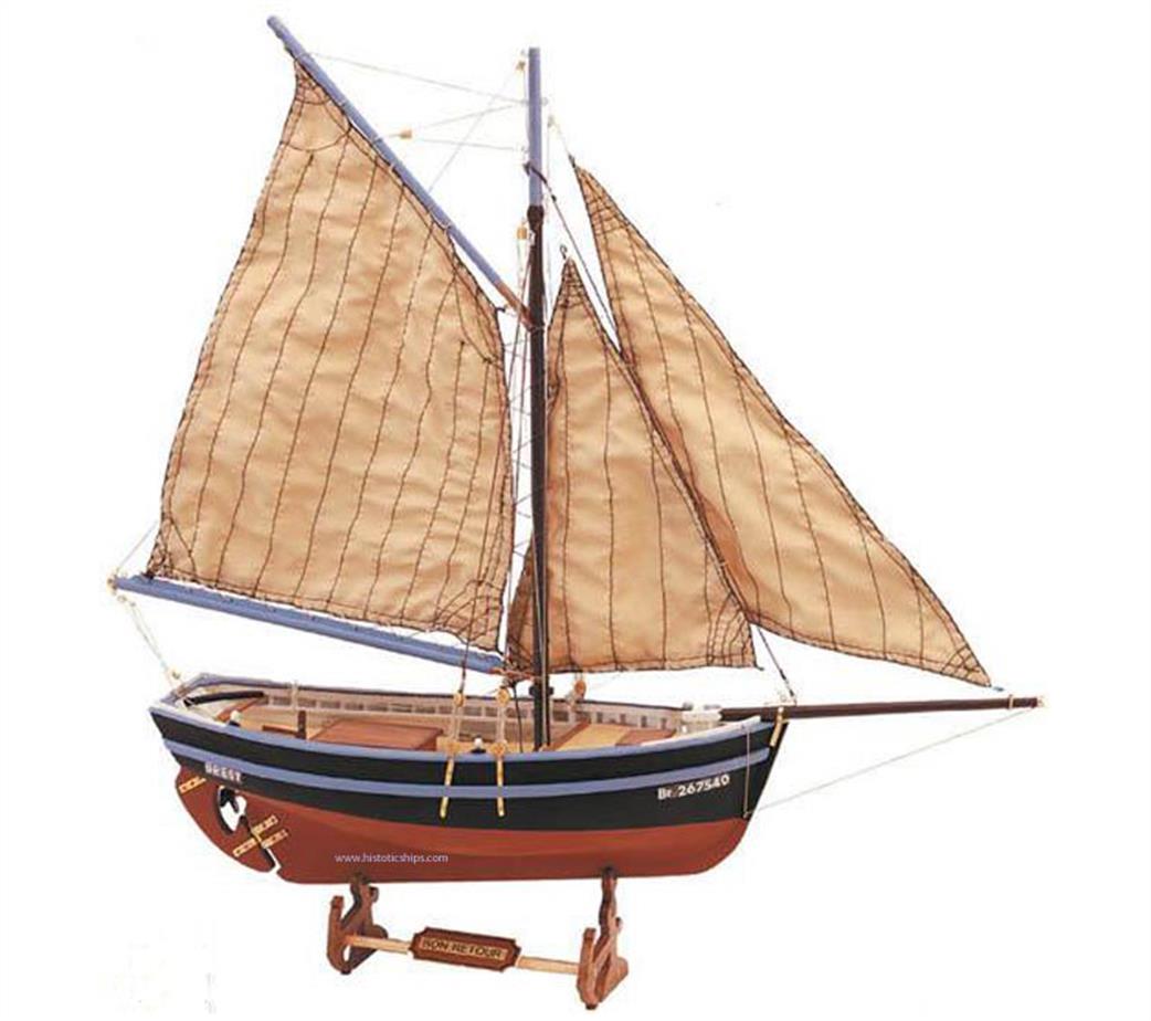 Artesania Latina  19007 Bon Retour with Sails Wooden Boat Kit