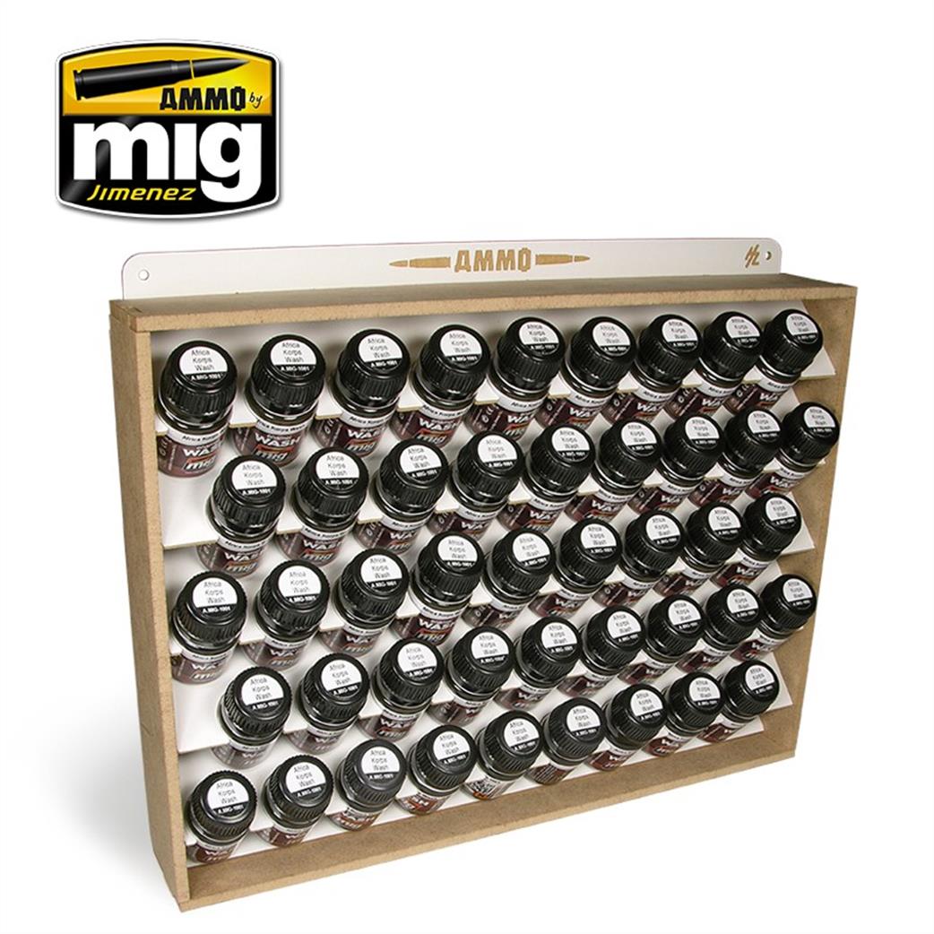 Ammo of Mig Jimenez  A.Mig-8006 Storage Rack For 45 35ml Jars