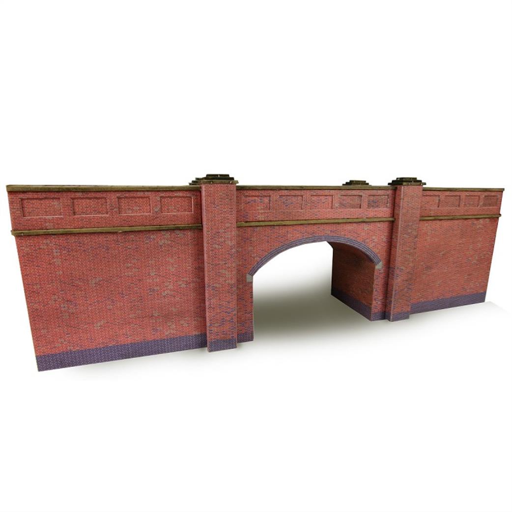Metcalfe N PN146 Red Brick Railway Bridge Kit