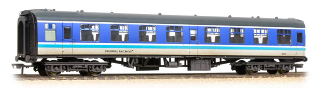 Bachmann OO 39-056A BR Mk1 SO Second Class Open Coach BR Regional Railways Livery Weathered