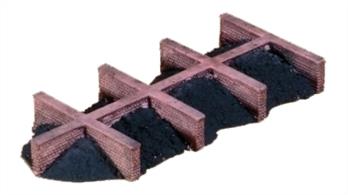 For use in coal merchants' yards, this brick built structure holds various grades of coal, accessible from both sides. Ideally suited for use with FL 126 &amp; FL 166