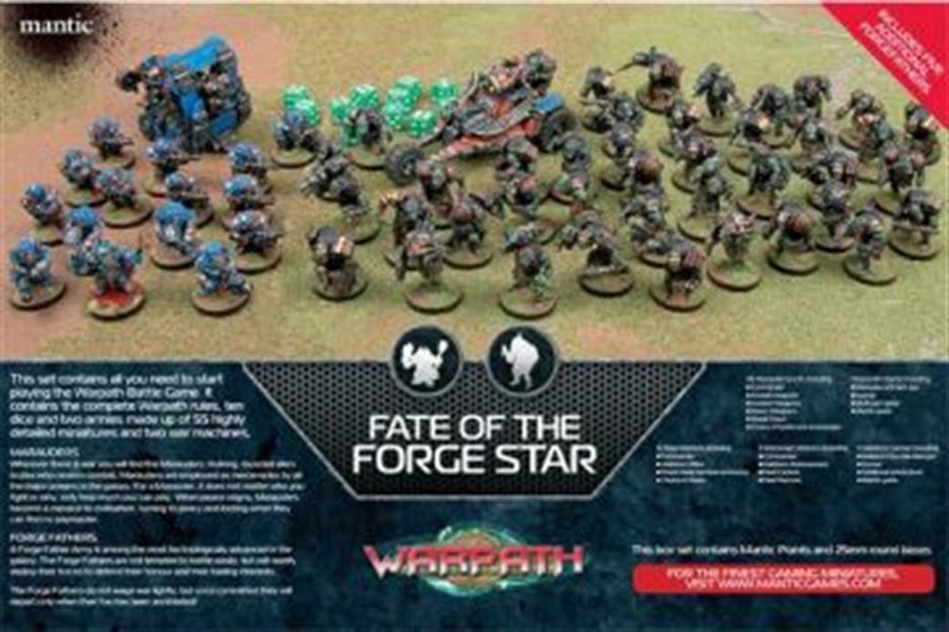 Mantic Games  MGWPM81-1 Warpath Starter Set Fate of the Forgestar