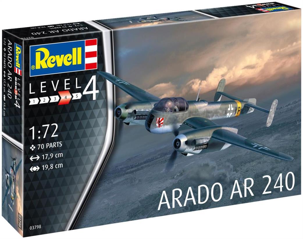 Revell 1/72 03798 Arado AR240 Nightfighter