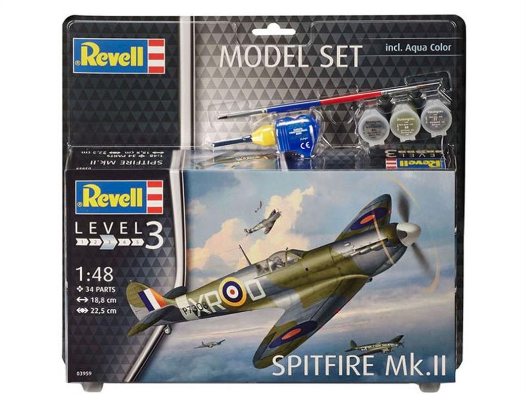 Revell 1/48 63959 RAF Spitfire Mk2 Model Set