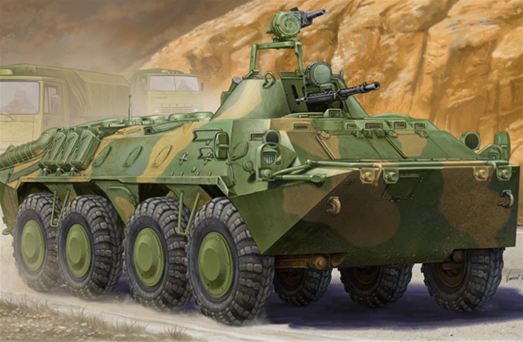 Trumpeter 01593 Russian BTR-70 APC in Afghanistan 1/35