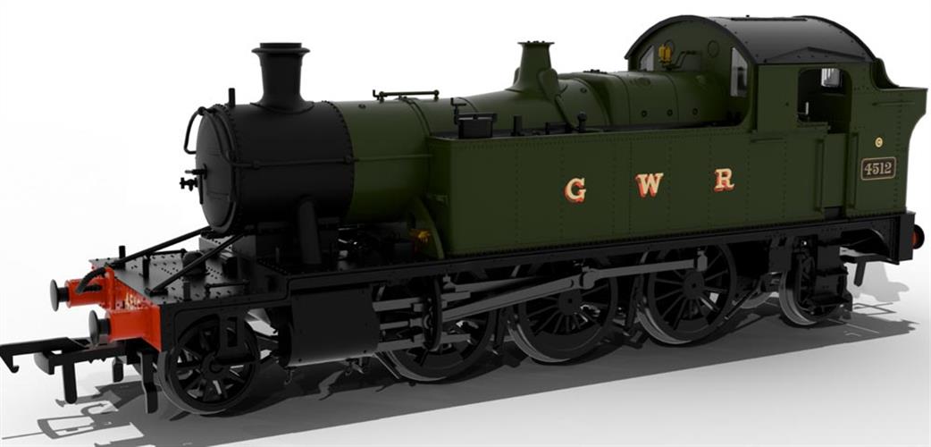 Rapido Trains OO 951105 GWR 45xx No.4512 G W R Wartime Green