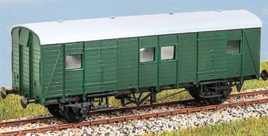 This kit builds the basic SECR design, but has additional parts to model the SR built batches of the 1930s with side ventilators and chalk boards. These vehicles were used widely and examples still survive in departmental use. These finely moulded plastic wagon kits come complete with pin point axle wheels and bearings.Additional parts to enable the vehicle to be modelled incorporating modifications made to the prototypes during their working life are included where appropriate.Glue and paints are required to assemble and complete the model (not included)