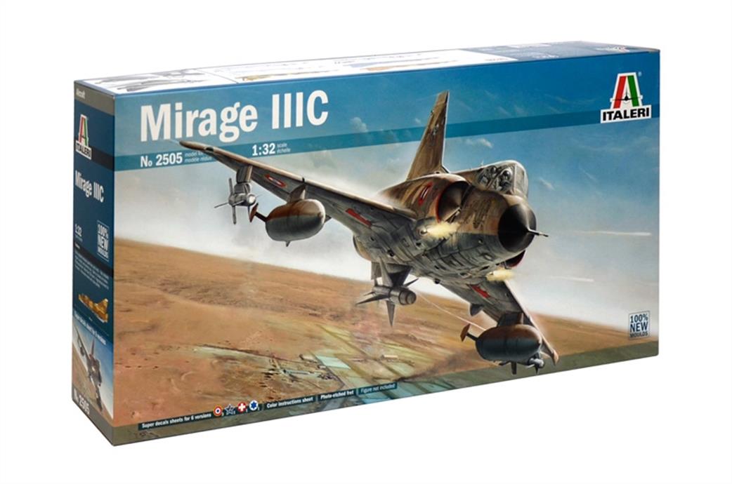 Italeri 1/32 2505 Dassault Mirage IIIC Fighter Aircraft Kit