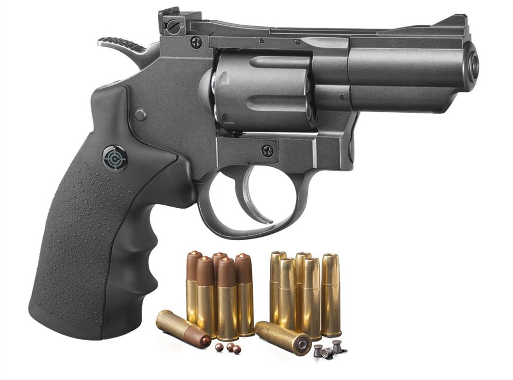 Crosman 1/1 AG5357 Snub SNR357 .177 Revolver Black Air Pistol
