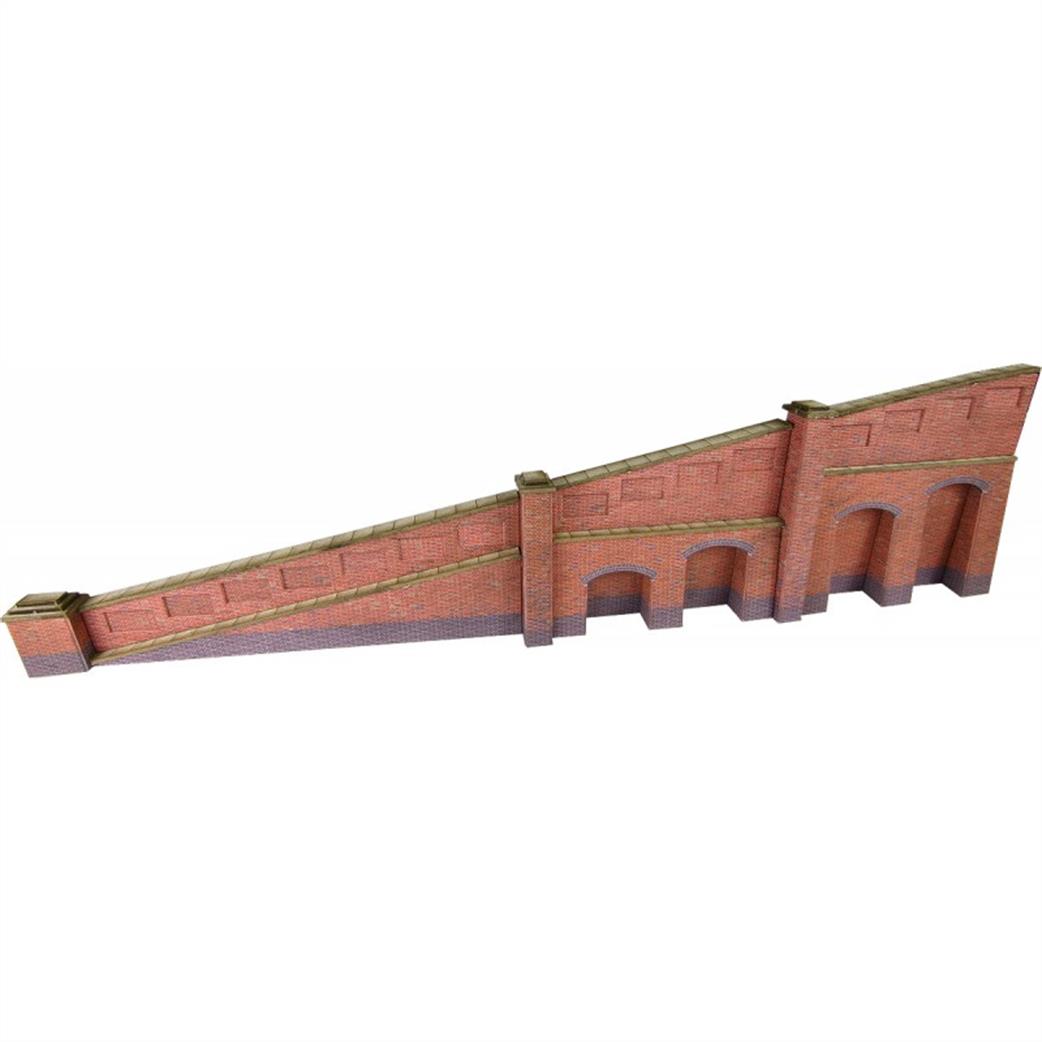Metcalfe N PN148 Red Brick Tapered Retaining Walls Kit