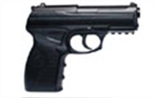 Crosman 1/1 Black C11 .177 Co2 Air Pistol Co2 .177 C11This semi-automatic CO2 powered pistol combines hand-held comfort with quality components, at an affordable price. It features a velocity of up to 480 feet per second and an accessory rail in front of the trigger guard. The C11 also features a removable magazine for BBs, as well as grips that slide back for easy replacement of CO2 Powerlets.