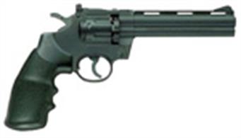 Crosman Vigilante .177 Co2 Air Pistol 10 Shot Revolver CCP8B2The Crosman Vigilante semi-automatic 10-shot air pistol is unique with revolver styling and finger-molded grip design, perfect for action shooting. 6" barrel helps with accuracy and velocity.Max velocity - steel BBs up to 465fps - pellets up to 435fps.