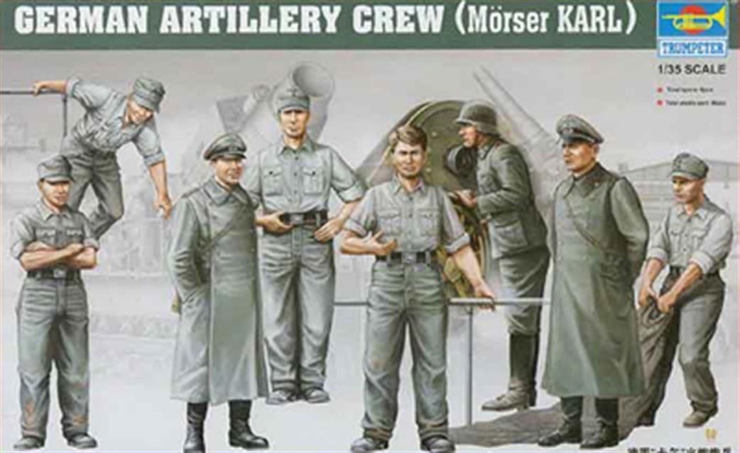 Trumpeter 1/35 00409 German Artillery Crew Morser Karl