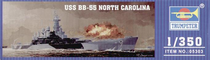Trumpeter 05303 USS BB-55 North Carolina Battleship