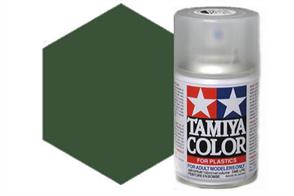 Tamiya AS24 Dark Green Luftwaffe Synthetic Lacquer Spray Paint 100ml AS-24Tamiya AS Spray paint, much like the TS Sprays, are meant for plastic models. These spray paints are specially developed for finishing aircraft models. Each color is formulated to provide the authentic tone to 1/32 and 1/48 scale model aircraft. now, the subtle shades can be easily obtained on your models by simple spraying. Each can contains 100ml of synthetic lacquer paint.