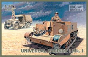IBG Models 72023 1/72 Scale Allied Universal Bren Gun Carrier Mk1Fully illustrated instructions and a painting guide are included together with decals for several variants.Glue and paints are required 