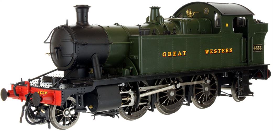 Dapol Lionheart Trains O Gauge LHT-S-4501 GWR 4555 45xx Class Small Prairie Green GREAT WESTERN