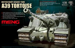 Meng TS-002 1/35 Scale British  A39 Tortoise Heavy Assult Tank - WW2Dimensions - Length 293mm Width 111mm.Glue and paints are required 