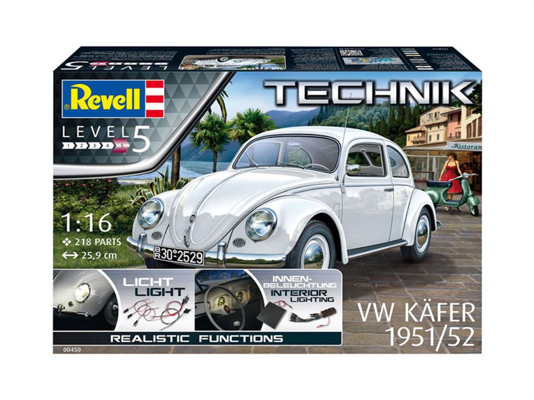 Revell 1/16 00450 Technik VW Kafer Beetle 1951/52 Kit
