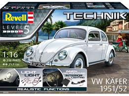Revell 1/16 Technik VW Kafer Beetle 1951/52 Kit 00450Number of Parts 218