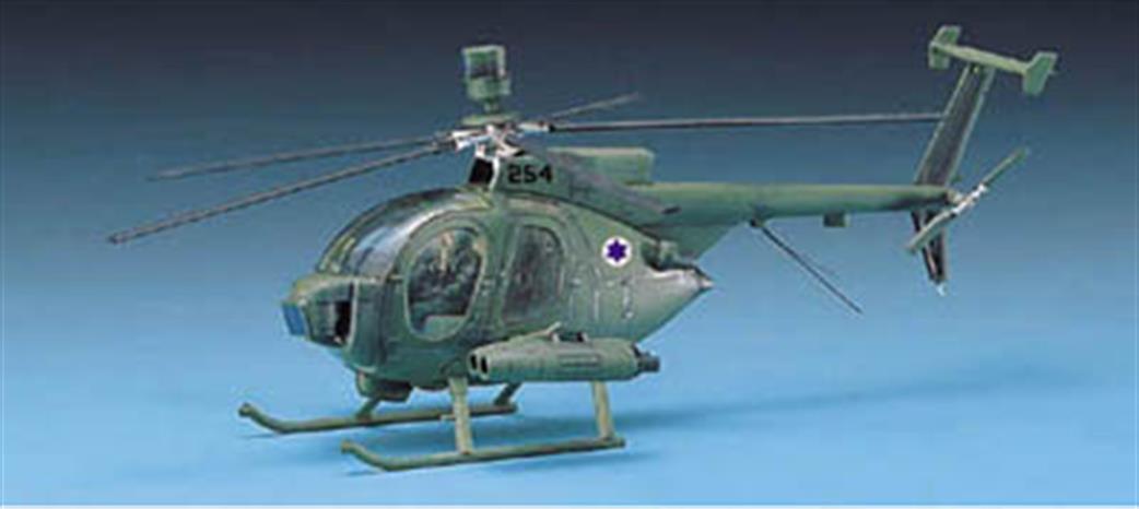 Academy 1/48 12250 Hughes 500D Tow Helicopter Kit  Israeli