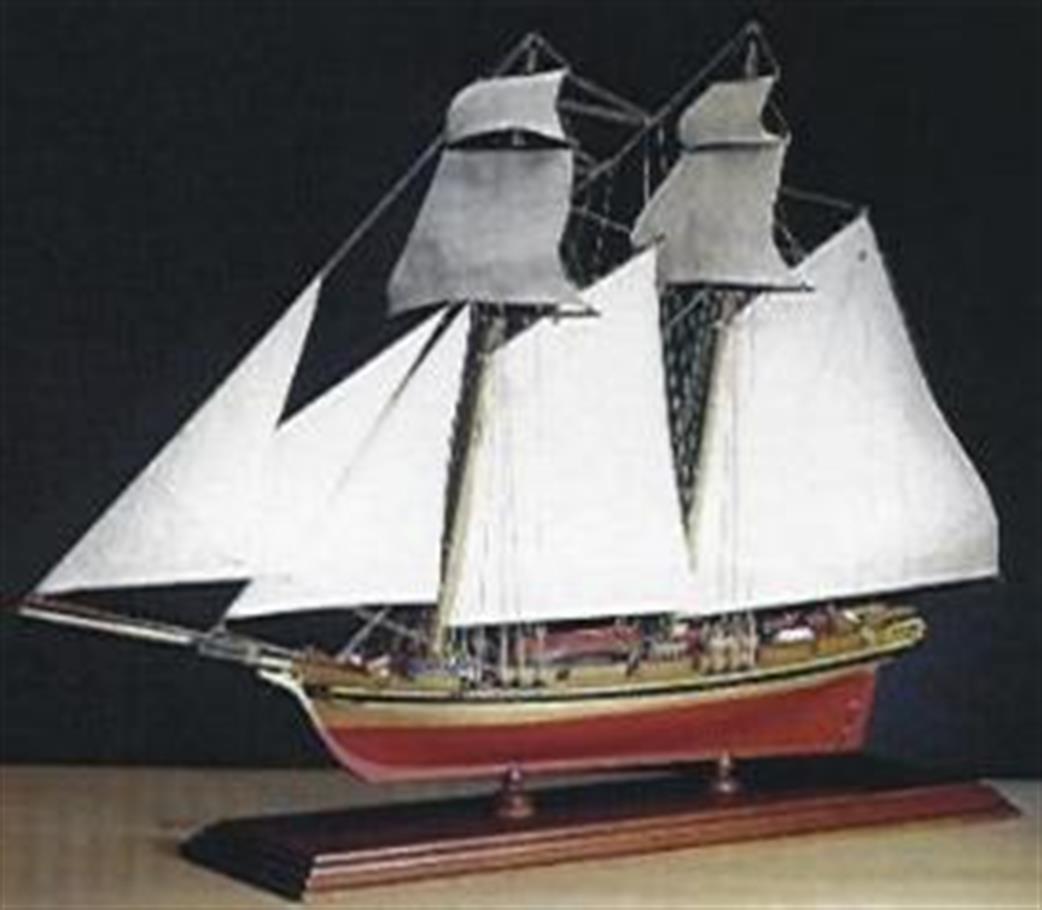 Amati 1/65 1443 Dominica English Schooner Museum Quality Wooden Model Kit