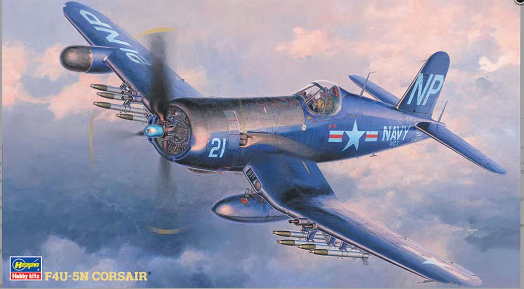 Hasegawa 1/48 09075 F4U5N Corsair USN WW2