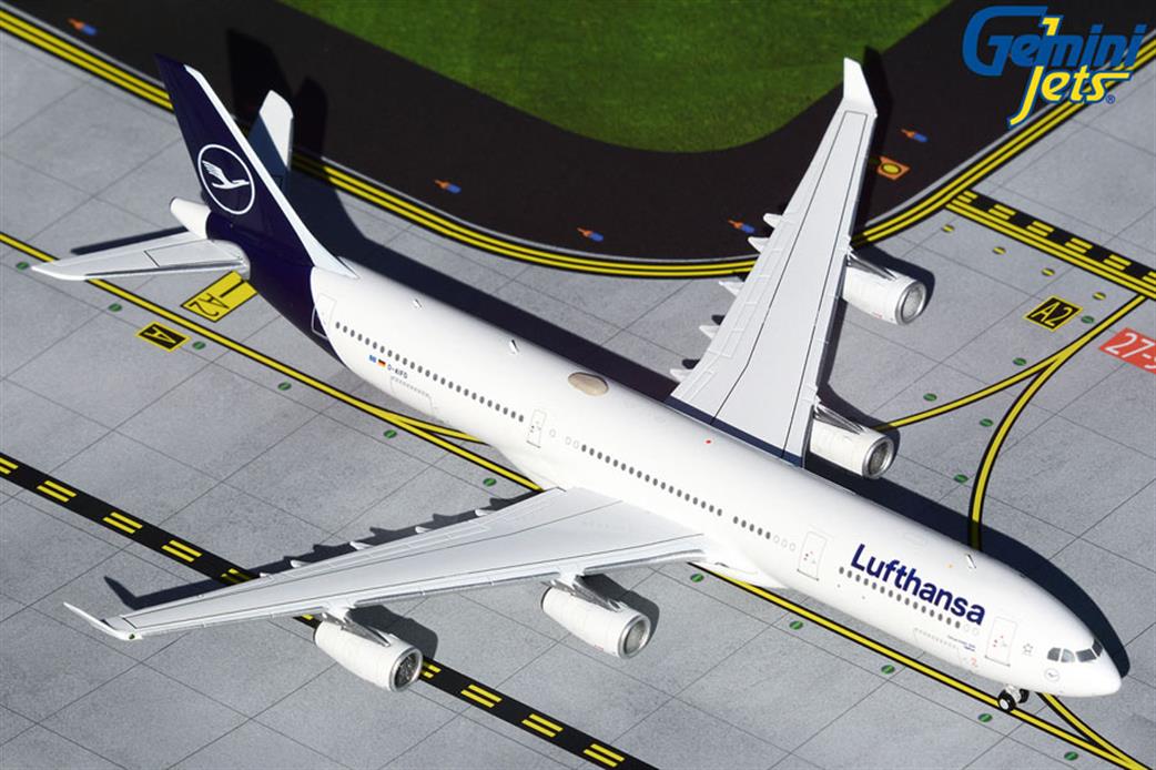 Gemini Jets 1/400 GJDLH1925 LUFTHANSA A340-5 New Livery D-AIFD Airliner Model