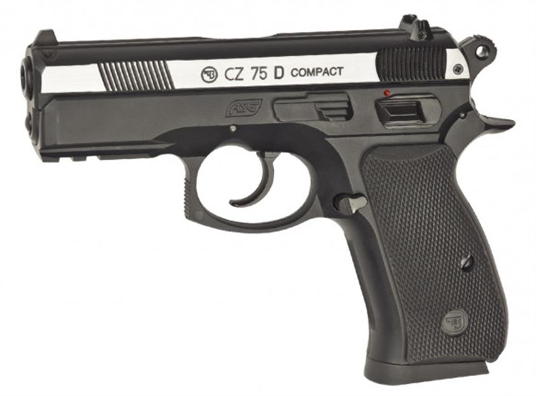 ASG 1/1 16200 CZ75D Dual Tone 4.5mm CO2 BB Air Pistol