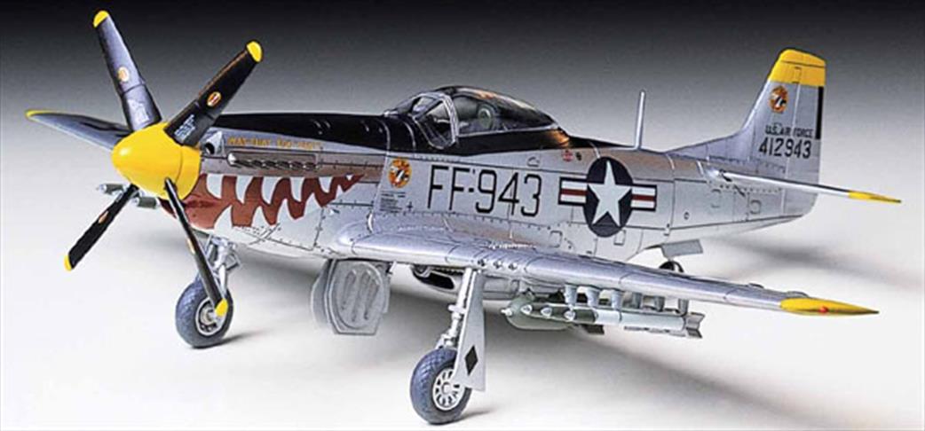 Tamiya 1/72 60754 NA F-51D Mustang Korean War Fighter Model kit